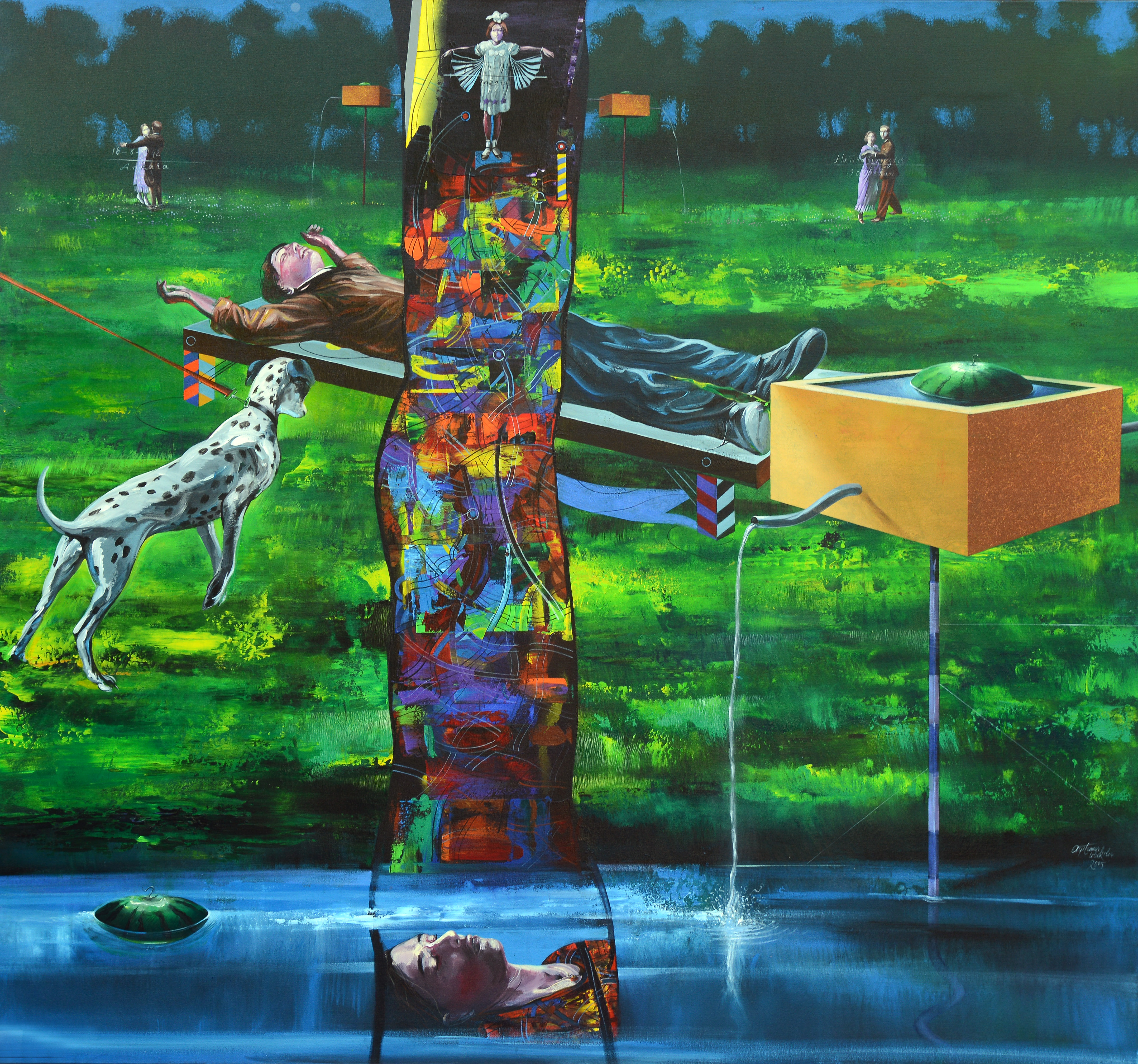 İsimsiz- Untitled, 2005 Tuval üzerine yağlıboya- Oil on canvas,  130X140 cm